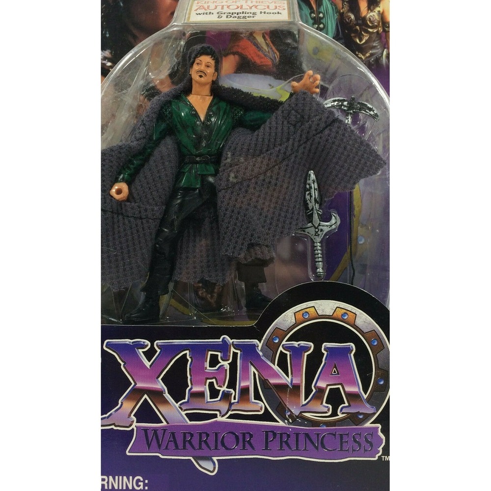XENA WARRIOR PRINCESS Autolycus King Of Thieves ACTION FIGURE 1998 Vintage - Picture 2 of 4